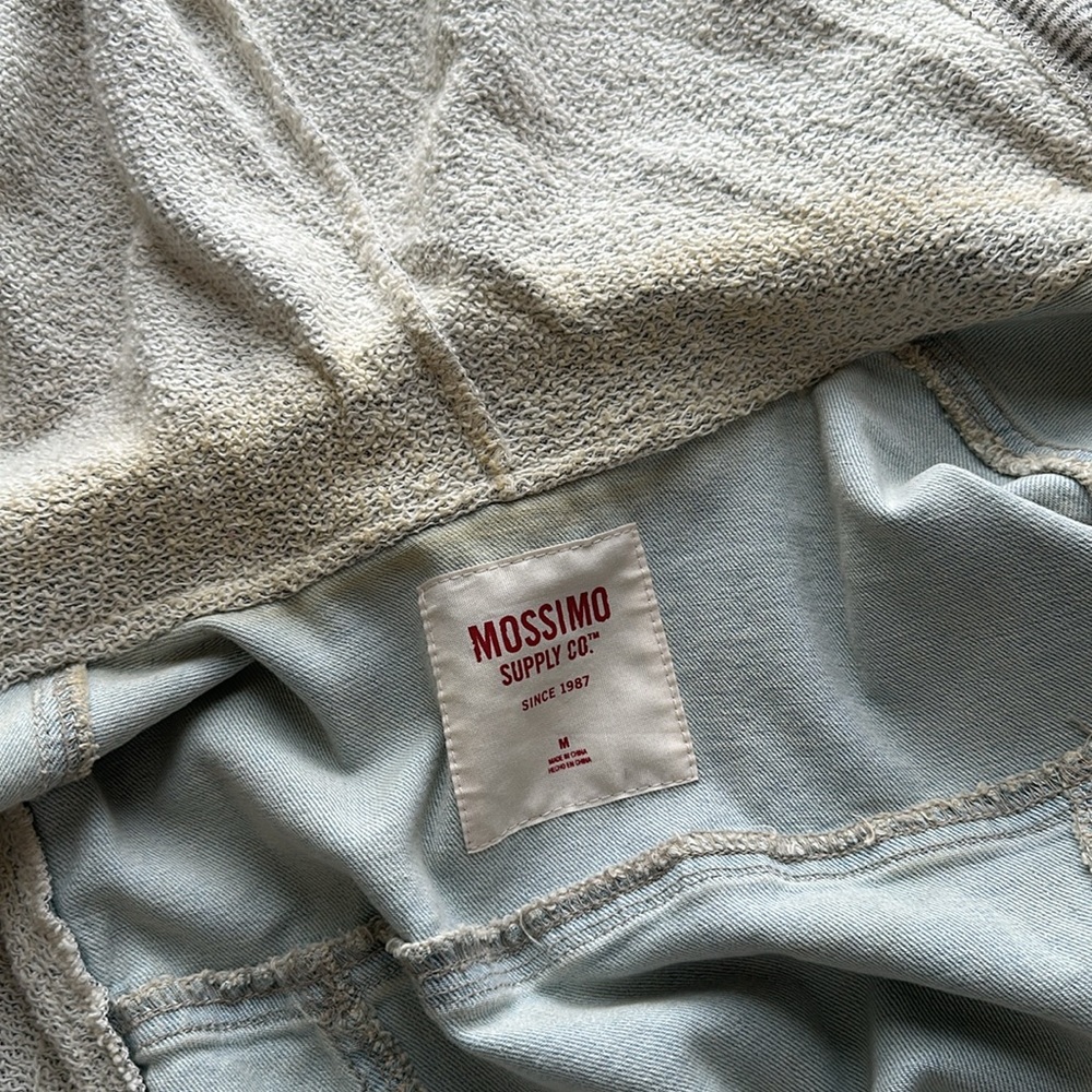 Mossimo denim and knit hooded jacket - Picture 3 of 4